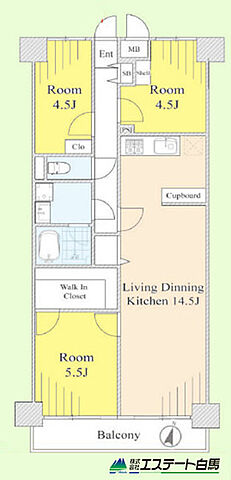 間取り 保谷パークハウスＢ棟 4階/-
