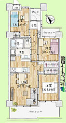 間取図画像 3LDK