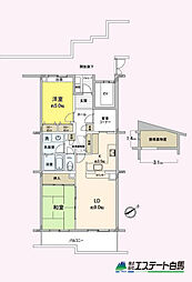 間取図画像 2SLDK