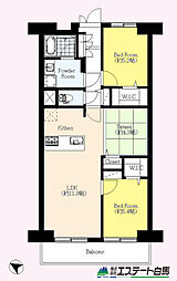 ビューハイム武蔵野 3LDKの間取図画像