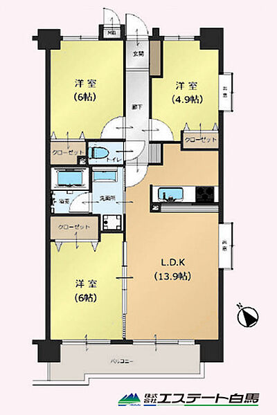 間取りを拡大表示