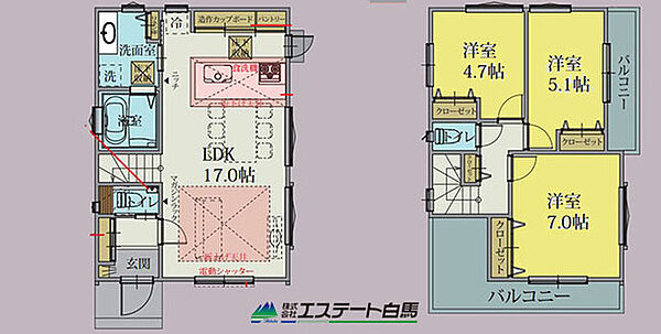 間取りを拡大表示