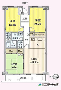 間取り：3LDK