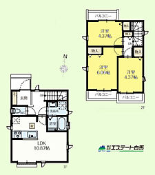 小平市花小金井南町3丁目全2棟 新築戸建