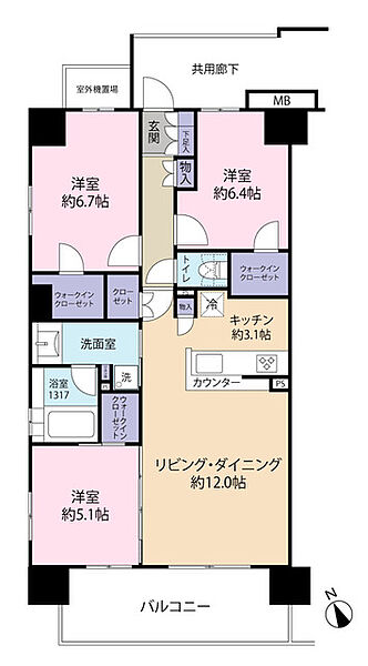 間取りを拡大表示