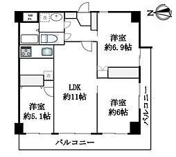 間取図画像 3LDK