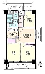 間取図画像 3LDK