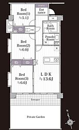 間取図画像 3LDK
