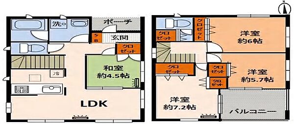 間取りを拡大表示