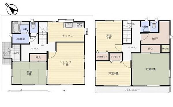 間取りを拡大表示