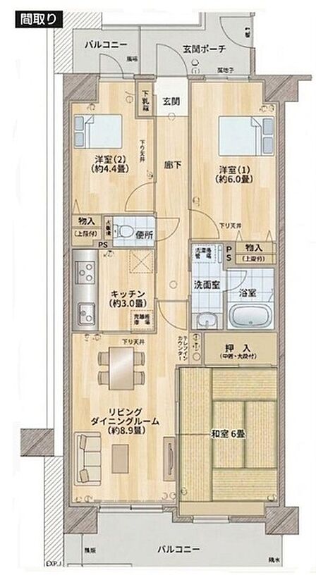 図面と現況が異なる場合は現況を優先させていただきます。
