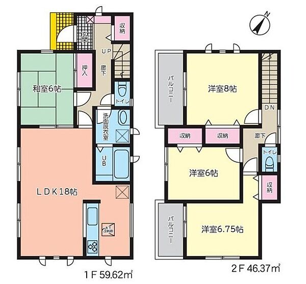 間取りを拡大表示