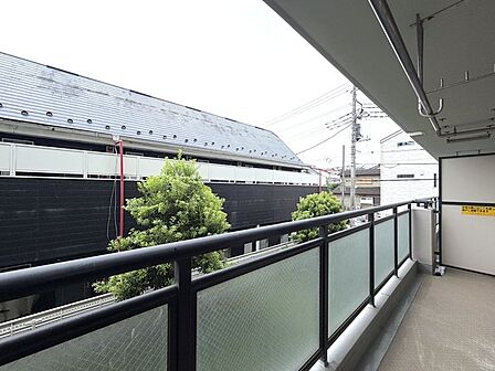 広々としたバルコニー