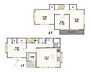 間取り：図面と現況が異なる場合は現況を優先させていただきます。 