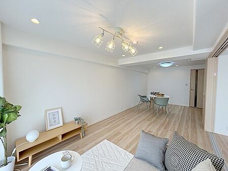 キッチン、床材、クロスが新品に交換済み。中古ながらも築年数を感じさせません。