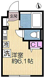 ジョイフルタウン西日暮里 ワンルームの間取図画像