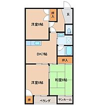 第2ハイツグロリヤ 302 ｜ 福井県福井市下荒井町12-218（賃貸マンション3DK・3階・57.36㎡） その2