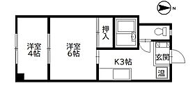 ロイヤルハイツ野々市 307 ｜ 石川県野々市市住吉町5-5（賃貸マンション2K・3階・29.16㎡） その2