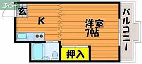 ホワイトメゾン学南II  ｜ 岡山県岡山市北区学南町3丁目（賃貸マンション1K・3階・25.00㎡） その2