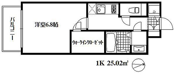 エスプレイス神戸プラージュ ｜兵庫県神戸市兵庫区切戸町(賃貸マンション1K・3階・25.02㎡)の写真 その2