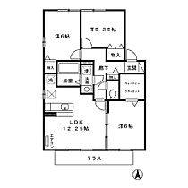 リビングタウン平柳B 102 ｜ 栃木県栃木市平柳町３丁目（賃貸アパート3LDK・1階・68.75㎡） その2