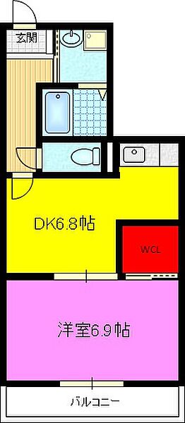 シャーメゾン鴻池 ｜大阪府東大阪市鴻池本町(賃貸アパート1DK・2階・36.00㎡)の写真 その2