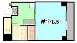 第２新宅ビル 3階1DKの間取り