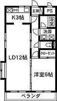 トーエイマンション洋室 １－A ｜ 群馬県前橋市上佐鳥町95-3（賃貸マンション1LDK・1階・49.35㎡） その2