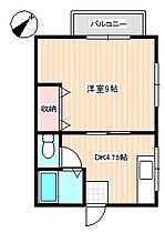 ファミールひえだ 202 ｜ 山口県下関市稗田北町（賃貸アパート1DK・2階・28.00㎡） その2