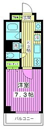 グランメール成増 1Kの間取図画像