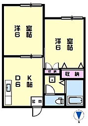 宮ノ前ハイツの間取図画像