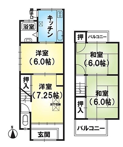 間取り 京都市山科区西野後藤