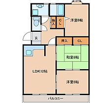 ピュアツネフジ C-1 ｜ 山口県宇部市常藤町2-26（賃貸マンション3LDK・1階・68.60㎡） その2