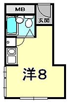 クリフサイド西岡本 303 ｜ 兵庫県神戸市東灘区西岡本６丁目（賃貸マンション1R・3階・18.90㎡） その2