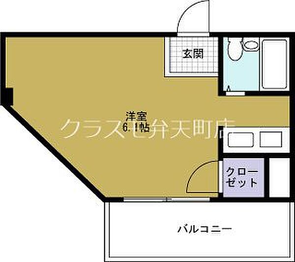 弁天町NSCビル ｜大阪府大阪市港区弁天４丁目(賃貸マンション1R・3階・16.00㎡)の写真 その2