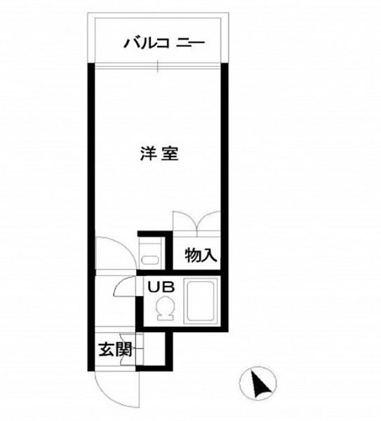 ワイアンドワイ宝町ビル ｜広島県広島市中区宝町(賃貸マンション1R・3階・15.85㎡)の写真 その2