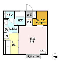 カーサ　フェリーチェ  ｜ 東京都江戸川区東葛西６丁目（賃貸アパート1K・2階・30.30㎡） その2