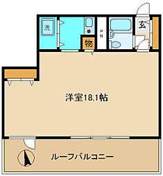 グレイス五反田 1Kの間取図画像