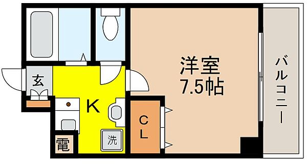 サンリット本山南 ｜兵庫県神戸市東灘区本山南町４丁目(賃貸マンション1K・4階・20.29㎡)の写真 その2