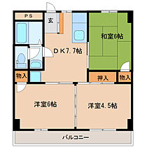 住吉コーポ 4ーB ｜ 宮崎県宮崎市大字島之内763番地（賃貸マンション3DK・4階・55.32㎡） その2