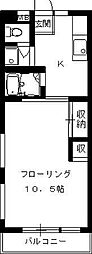 間取図画像 1K