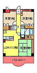 物件の間取り