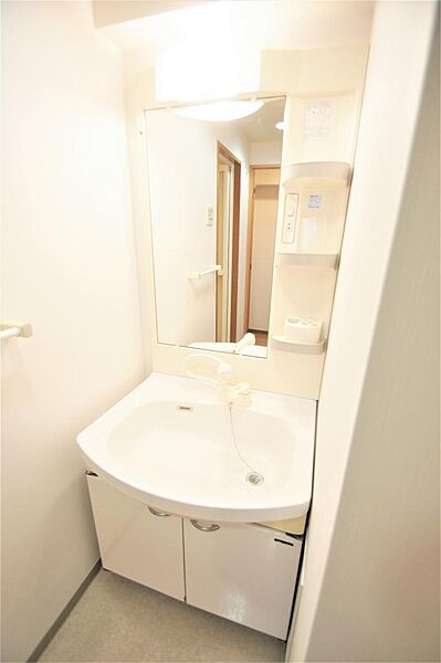 画像20:人気のシャワー付き洗面化粧台です。身だしなみを整える際に便利です。