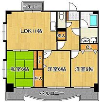 ＳＨＩＲＡＩＳＨＩ.ＢＬＤ I  ｜ 福岡県北九州市小倉北区三郎丸3丁目（賃貸マンション3LDK・3階・70.69㎡） その2