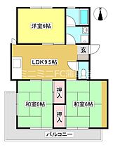 ファミーユ若葉 302 ｜ 愛知県蒲郡市三谷北通3丁目（賃貸マンション3LDK・3階・58.32㎡） その2