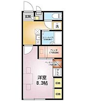 とら 107 ｜ 新潟県上越市春日山町１丁目20-3（賃貸アパート1K・1階・23.18㎡） その2