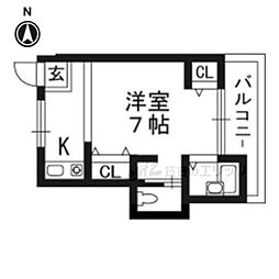 間取図画像 1K