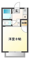 間取図画像 1K