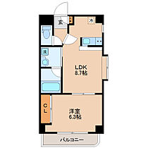 ガーデンロッジI  ｜ 宮城県仙台市青葉区新坂町（賃貸アパート1LDK・2階・34.40㎡） その2