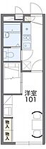 レオパレスＫＩＺＡＷＡ 201 ｜ 岐阜県美濃加茂市太田町字天王後486-1（賃貸アパート1K・2階・22.35㎡） その2